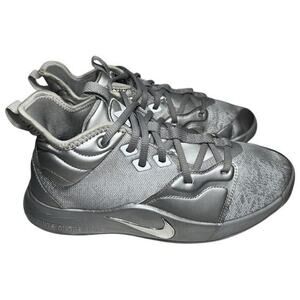Nike Boys Size 6 Reflect Silver PG 3 NASA GS Basketball C18973 001 Sneakers